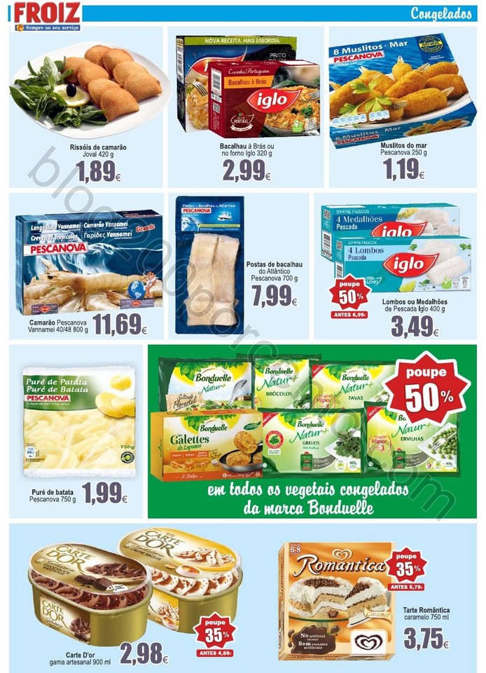 Antevisão Folheto FROIZ Promoções de 12 a 27 ab