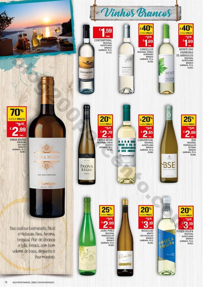 Antevisão Folheto CONTINENTE Vinhos e aperitivos 