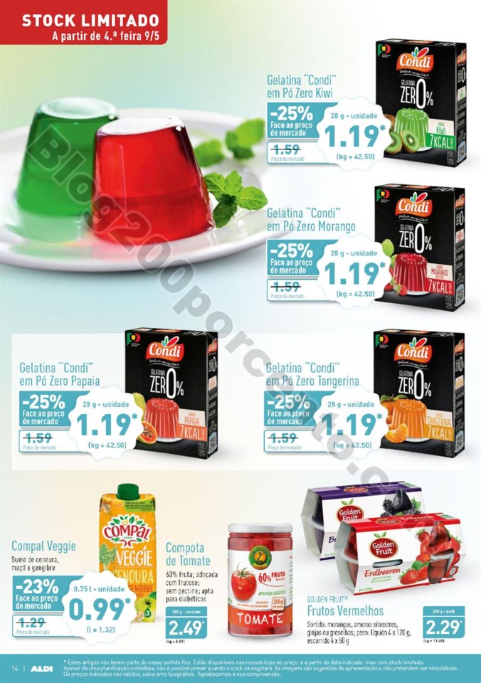 Antevisão Folheto ALDI Promoções a partir de 9 