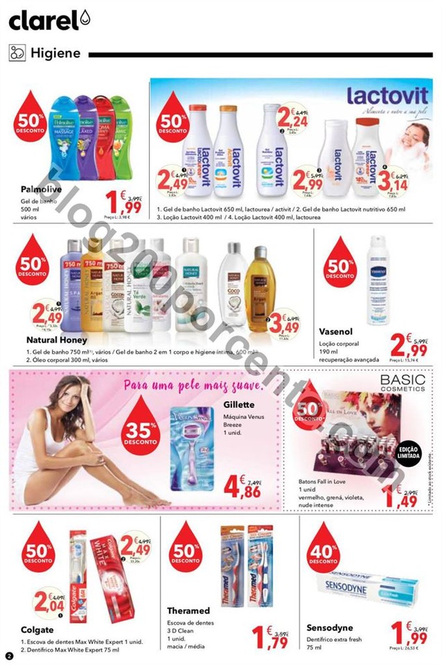 Antevisão Folheto CLAREL promoções de 5 a 18 ma