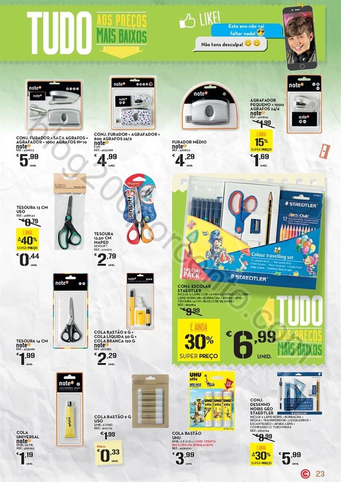 Antevisão Folheto CONTINENTE Regresso às aulas d