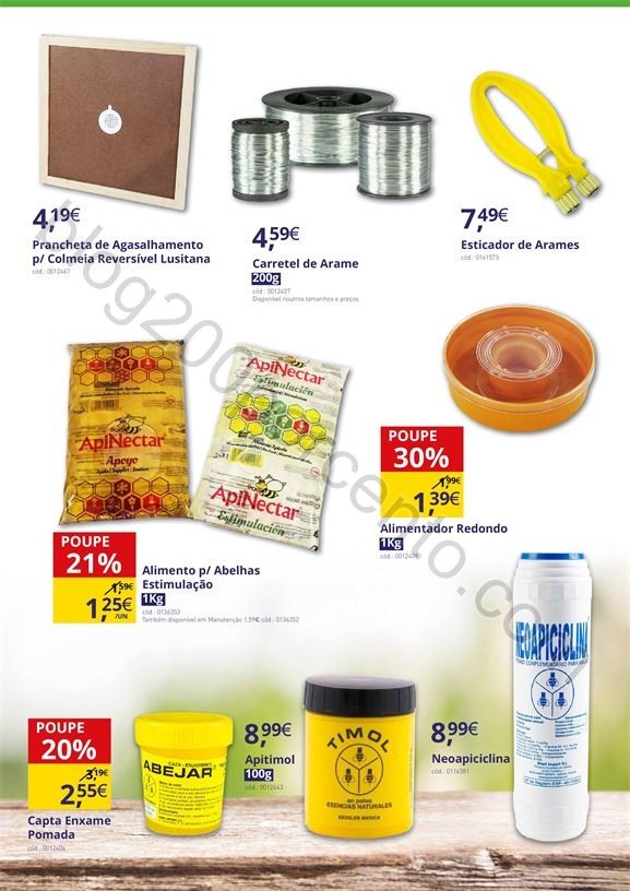 Antevisão Folheto AGRILOJA Apicultura promoções