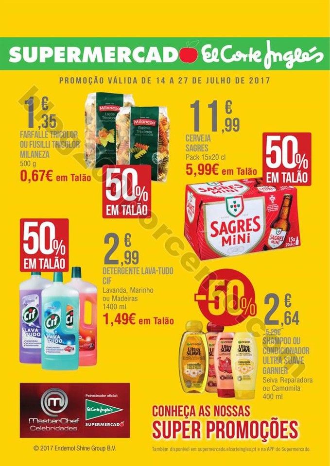 Antevisão Folheto EL CORTE INGLÉS Promoções de