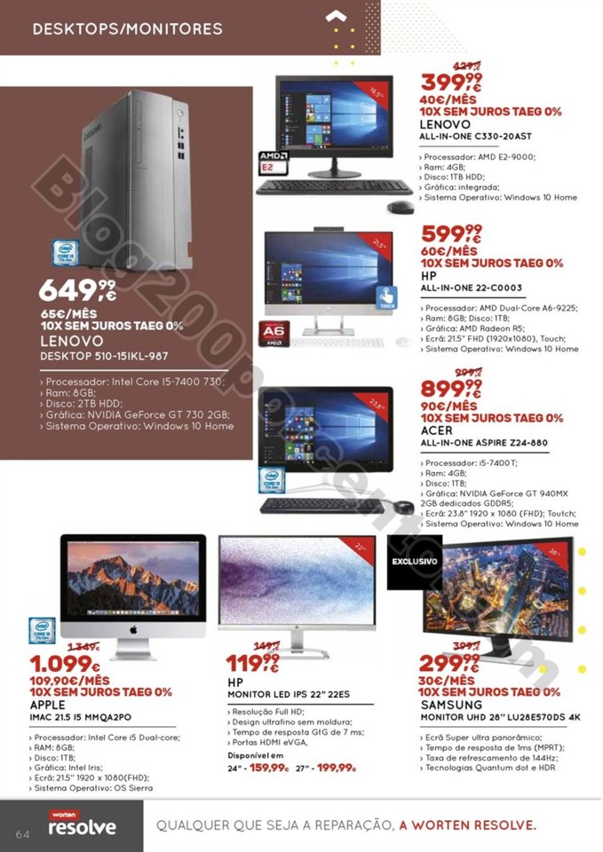 Antevisão Folheto WORTEN Especial Lar promoções