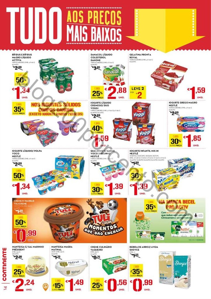 Antevisão Folheto CONTINENTE Promoções de 9 a 1