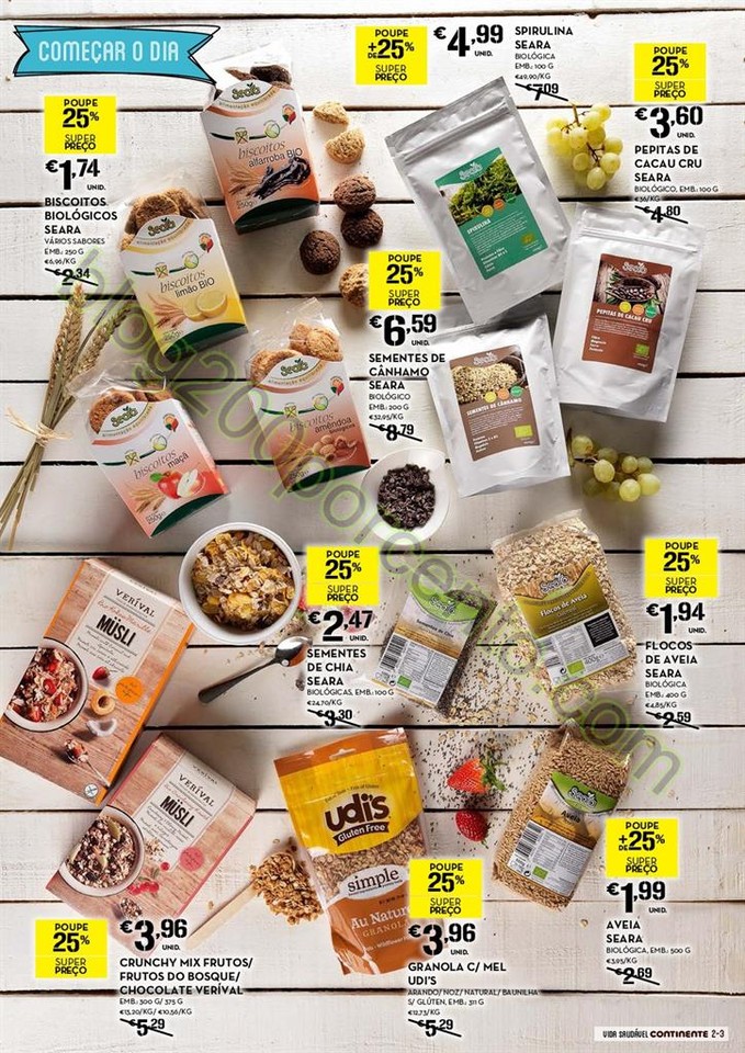 Novo Folheto CONTINENTE Alimentação saudável de