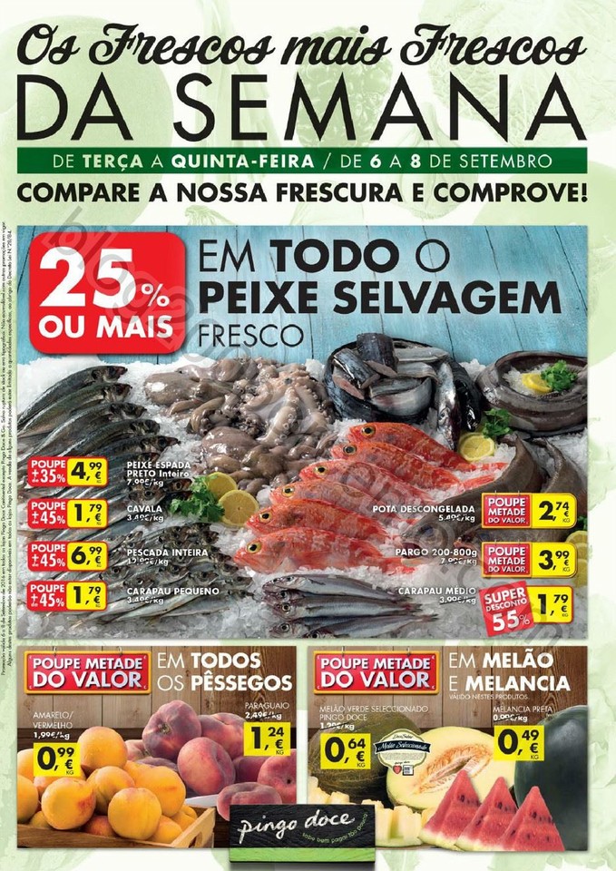 Antevisão Folheto PINGO DOCE Frescos promoções 