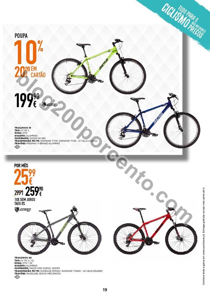Novo Folheto SPORT ZONE Ciclismo de 27 abril a 1 j