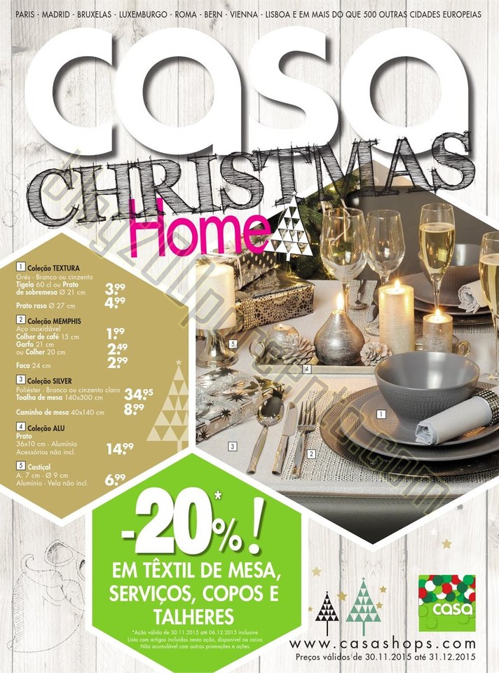 Novo Folheto CASA Natal promoções de 30 novembro