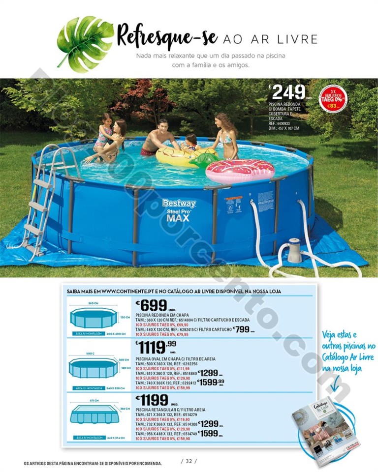 Antevisão Folheto CONTINENTE Ar livre Promoções