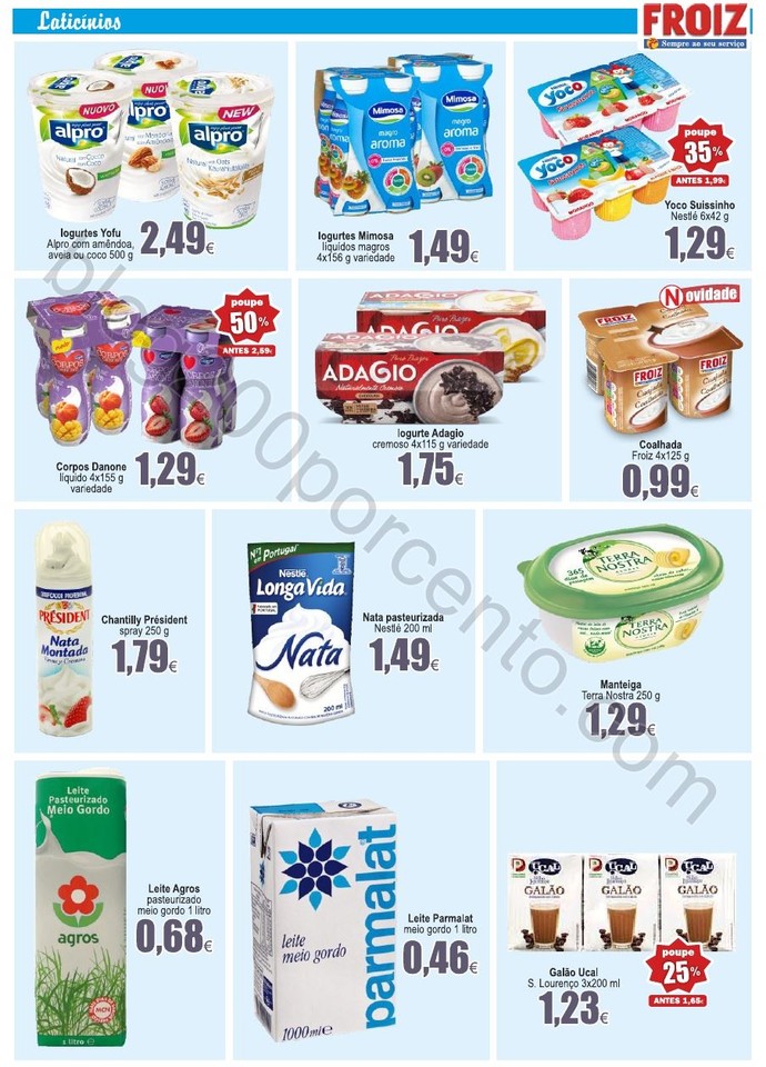 Antevisão Folheto FROIZ Promoções de 12 a 27 ab