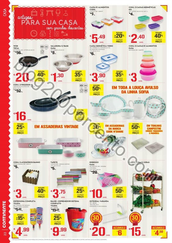 Antevisão Folheto CONTINENTE - MODELO Madeira de 