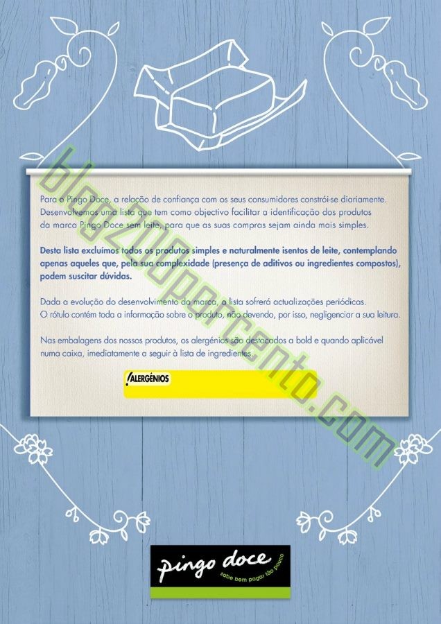 Novo Catálogo PINGO DOCE Sem Leite e Lactose 2016