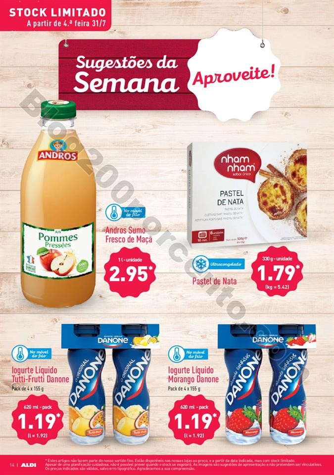Antevisão Folheto ALDI Promoções a partir de 31