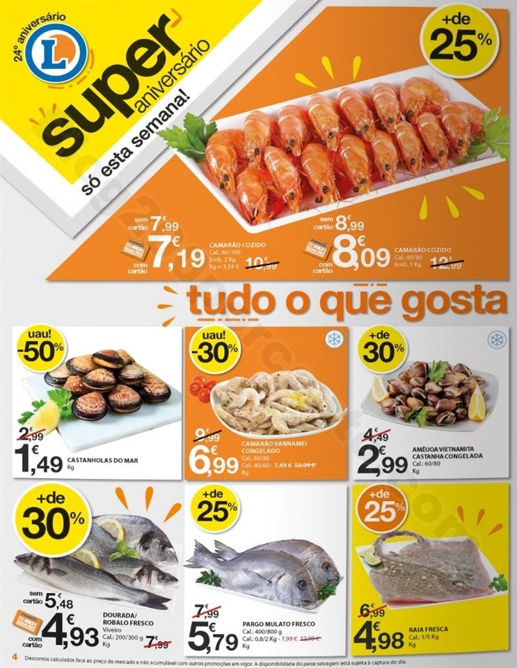 Antevisão Folheto E-LECLERC Aniversário promoç