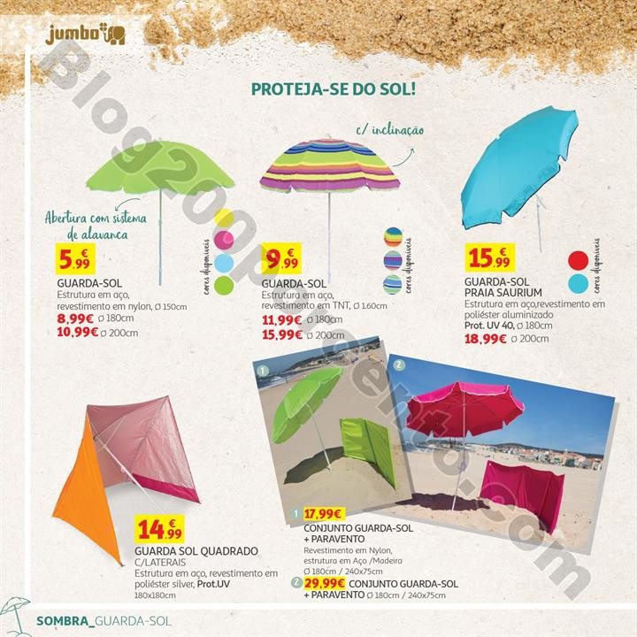 Especial Praia e Campismo JUMBO Promoções de 10 