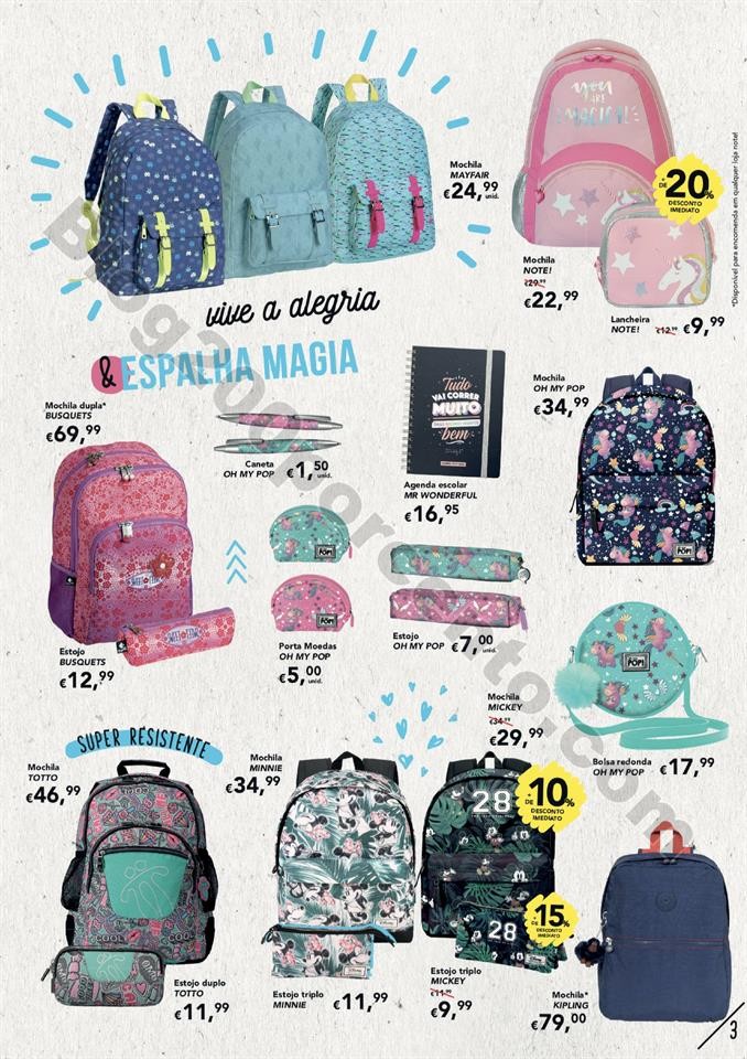 Antevisão Folheto NOTE Regresso às aulas Promoç