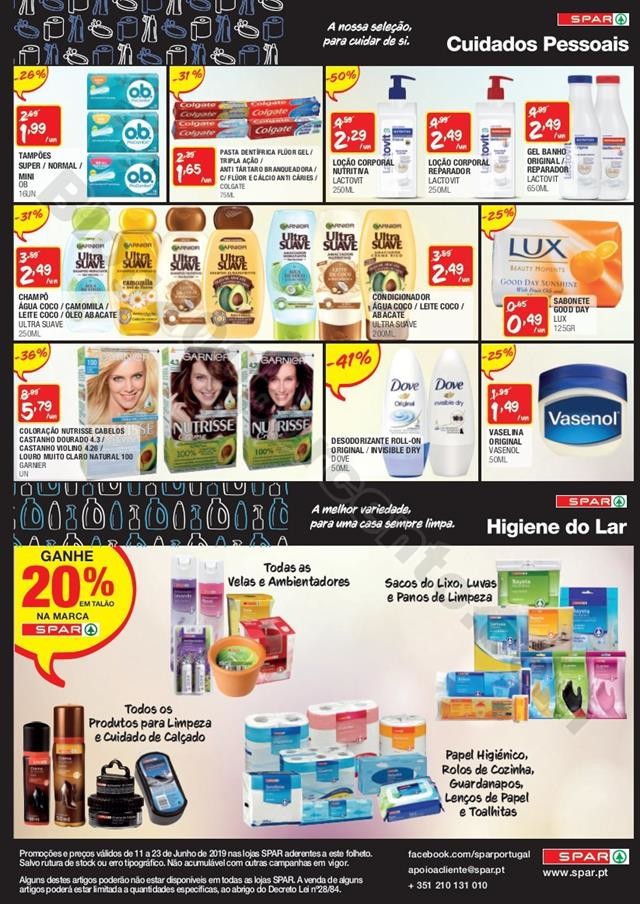 Antevisão Folheto SPAR Promoções de 11 a 13 ju