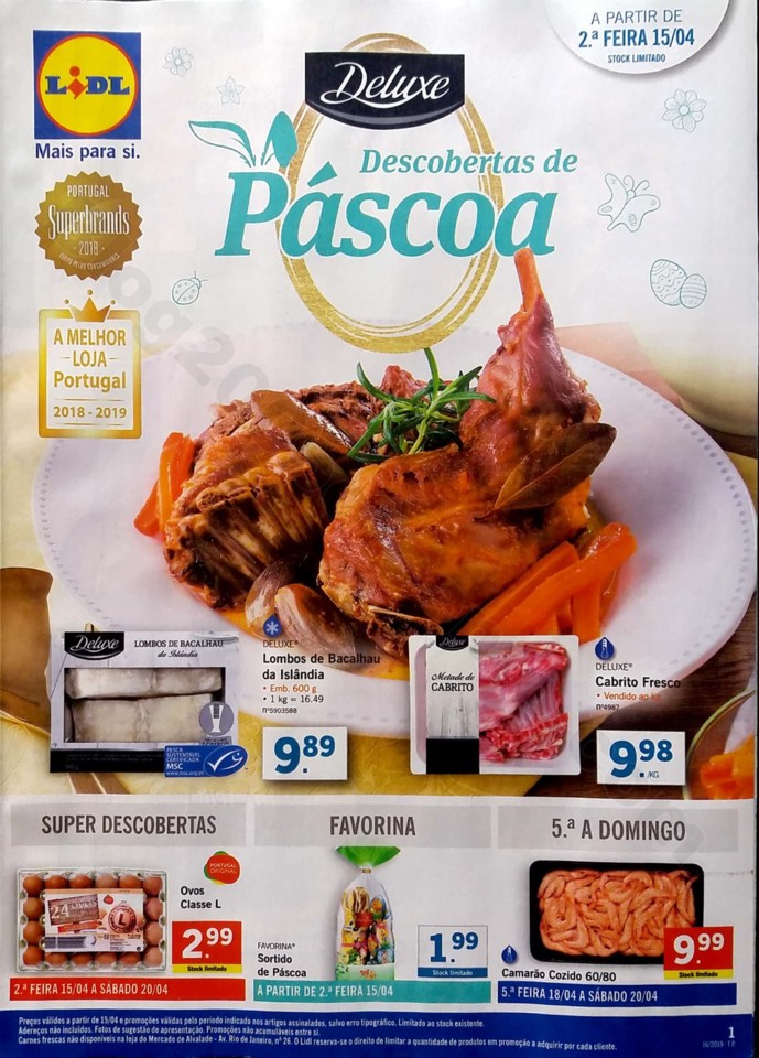 antevisao folheto lidl promocoes páscoa de 15 a 2