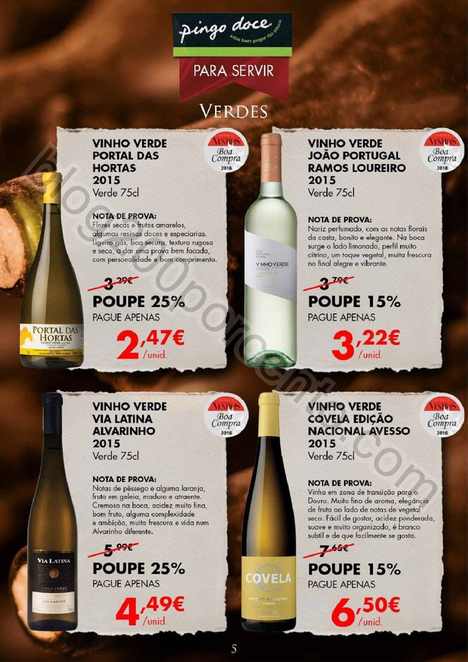 Novo Folheto Vinhos e Bebidas PINGO DOCE Promoçõ