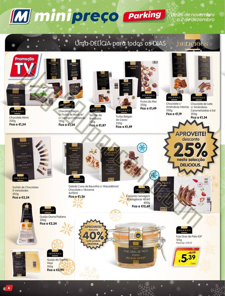 Antevisão Folheto MINIPREÇO Parking de 26 novemb
