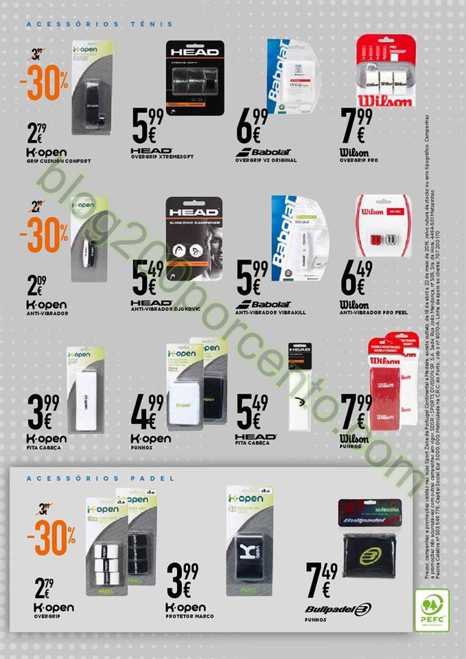 Novo Folheto SPORT ZONE promoções de 18 abril a 