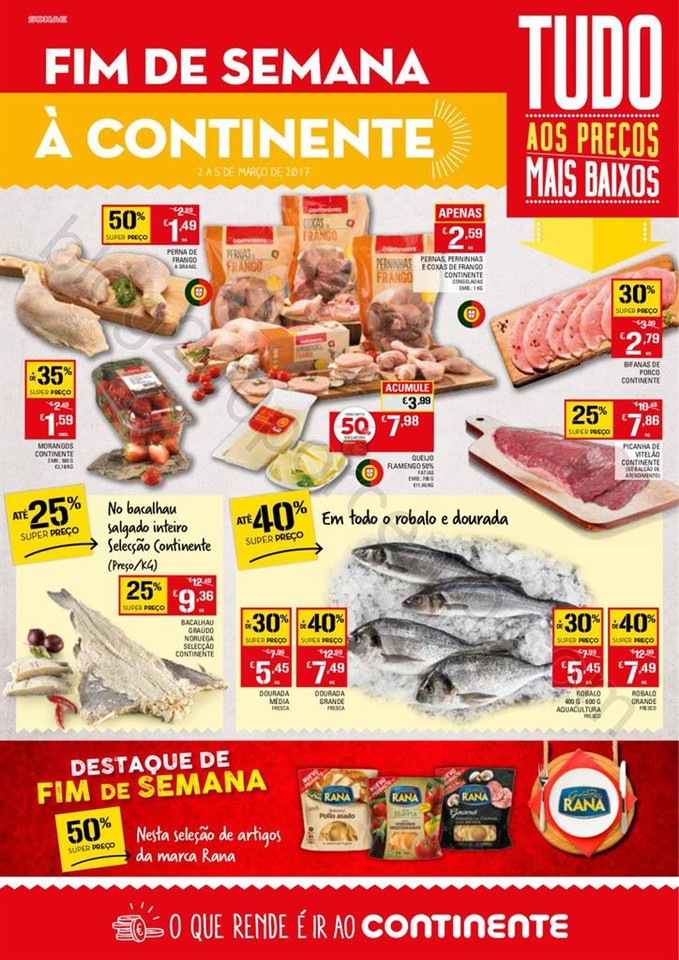 Antevisão Folheto CONTINENTE Fim de semana de 2 a