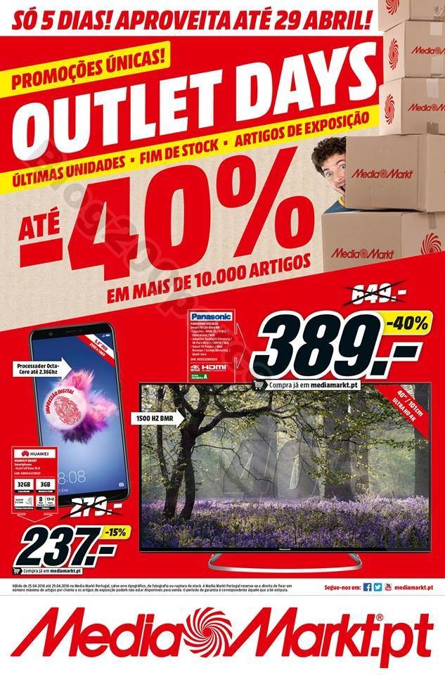 Antevisão Folheto MEDIA MARKT Outlet promoções 