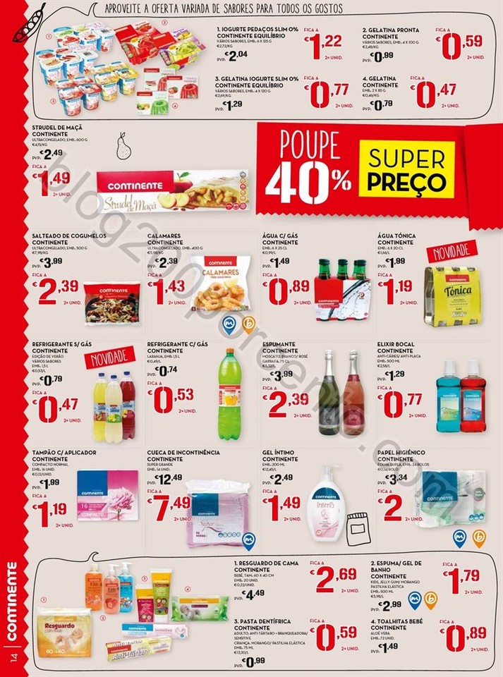Antevisão Folheto CONTINENTE Promoções de 16 a 