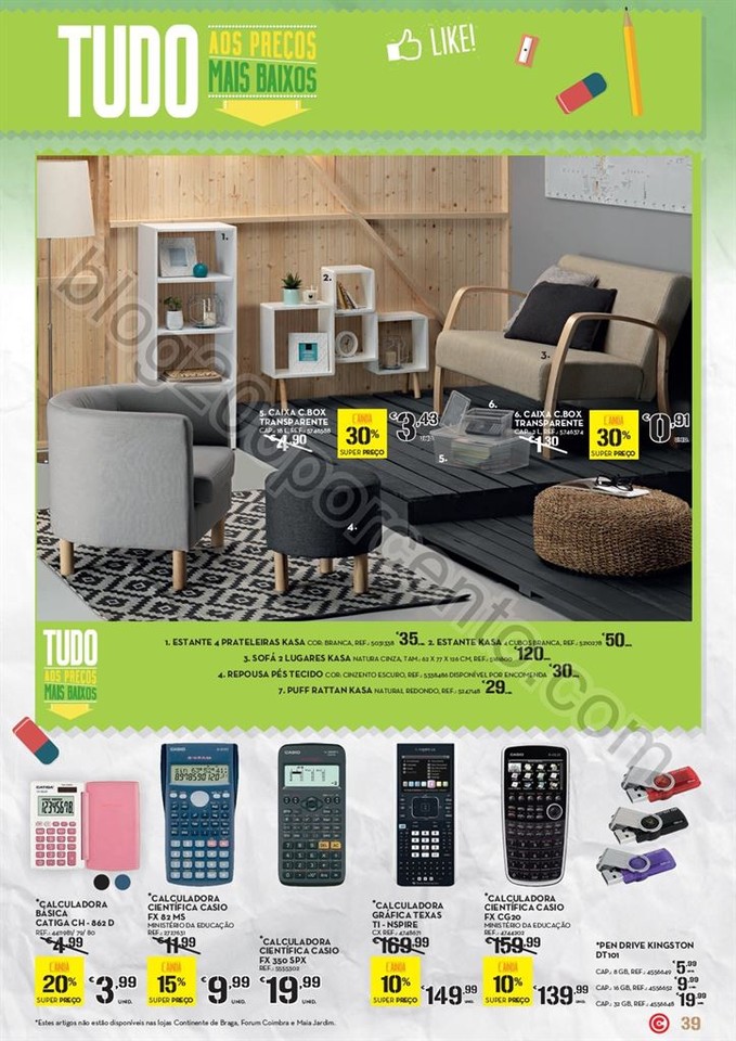 Antevisão Folheto CONTINENTE Regresso às aulas d