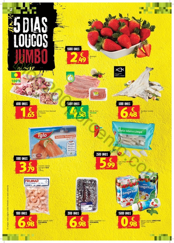 Antevisão Folheto JUMBO 5 Dias Loucos de 25 a 29 