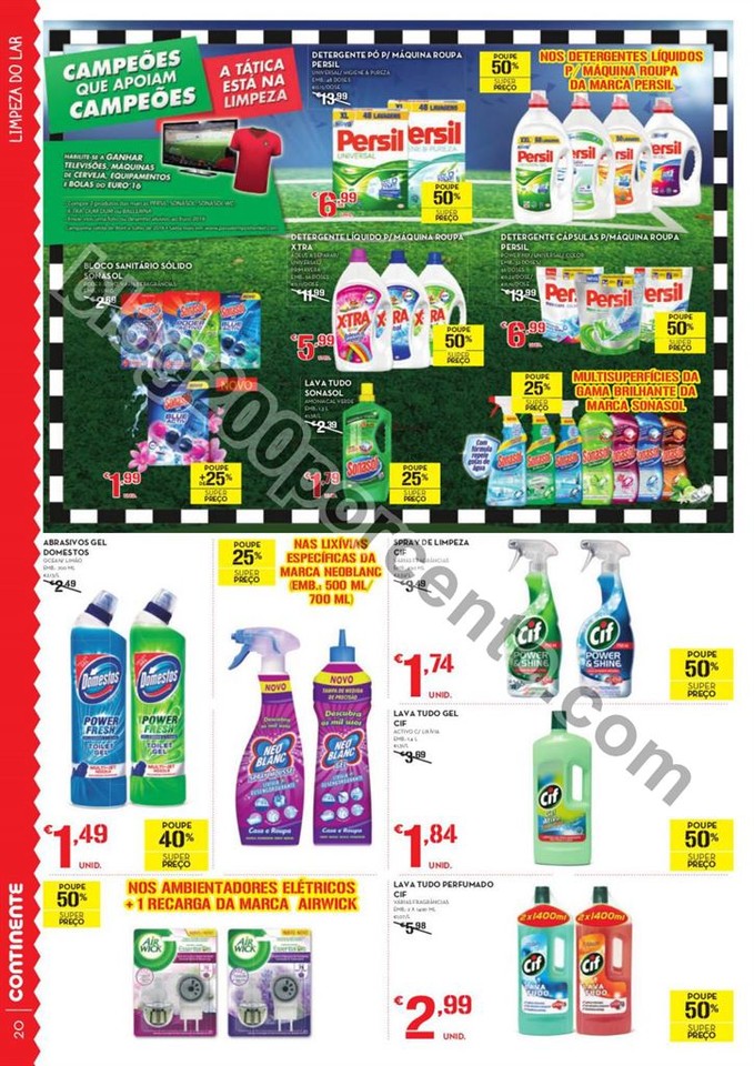 Antevisão Folheto CONTINENTE - MODELO Madeira de 