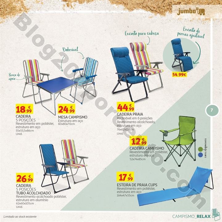 Especial Praia e Campismo JUMBO Promoções de 10 