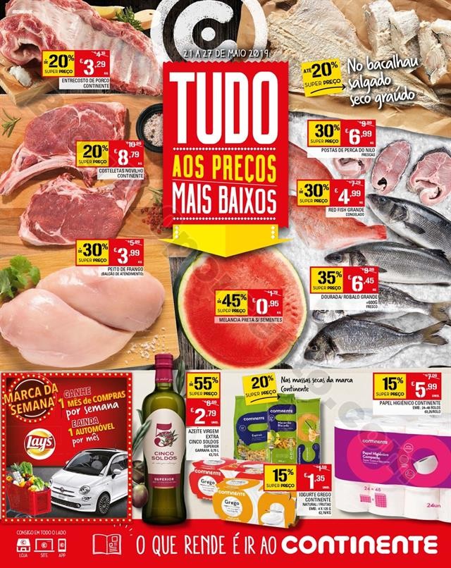 Antevisão Folheto CONTINENTE Madeira promoções 