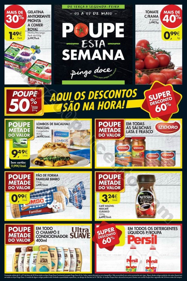 Novo Folheto PINGO DOCE Super Promoções de 1 a 7