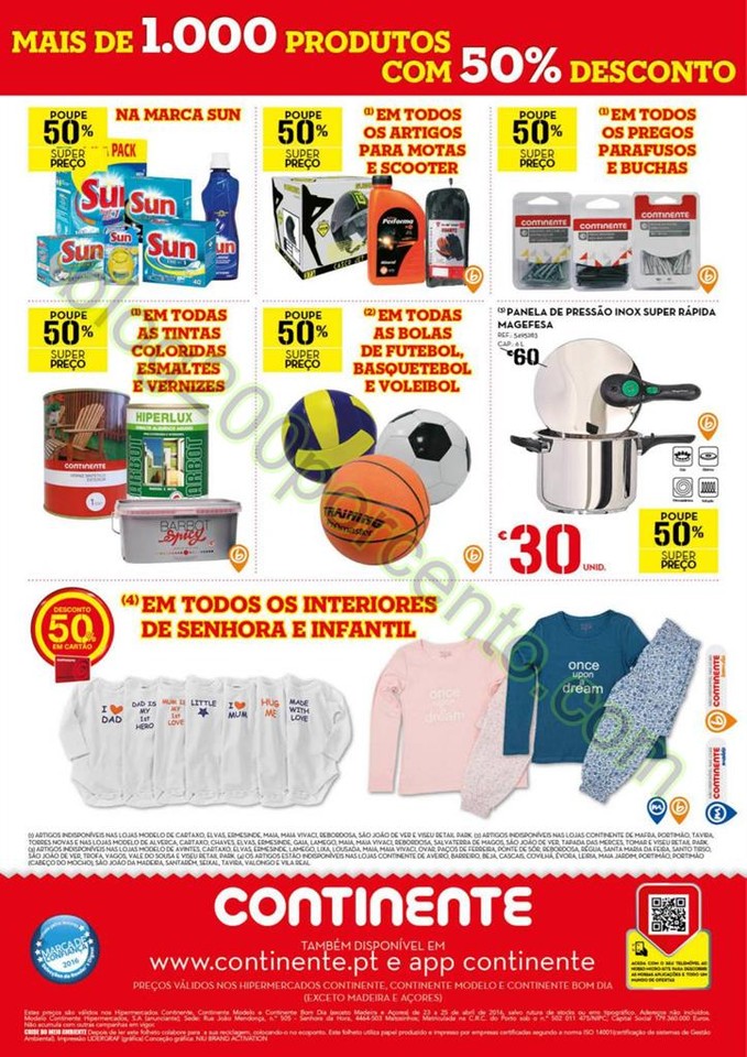 Antevisão Folheto CONTINENTE Fim de semana de 23 