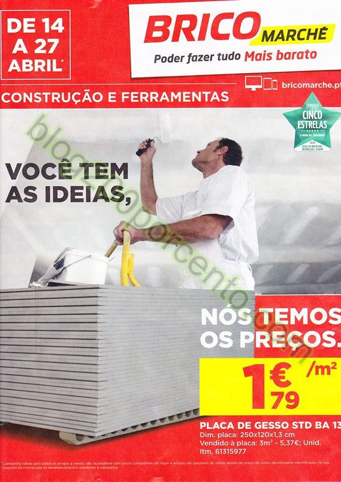 Antevisão Folheto BRICOMARCHÉ Promoções de 14 