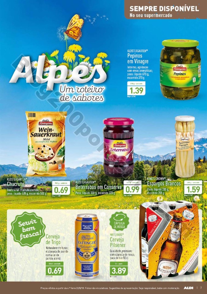 Antevisão Folheto ALDI Promoções a partir de 22