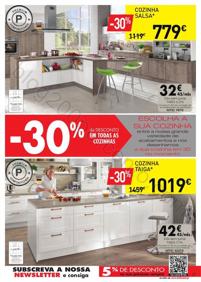 Novo Folheto CONFORAMA promoções de 9 a 23 fever