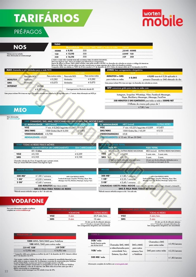 Novo Folheto WORTEN Mobile promoções de 3 a 31 d