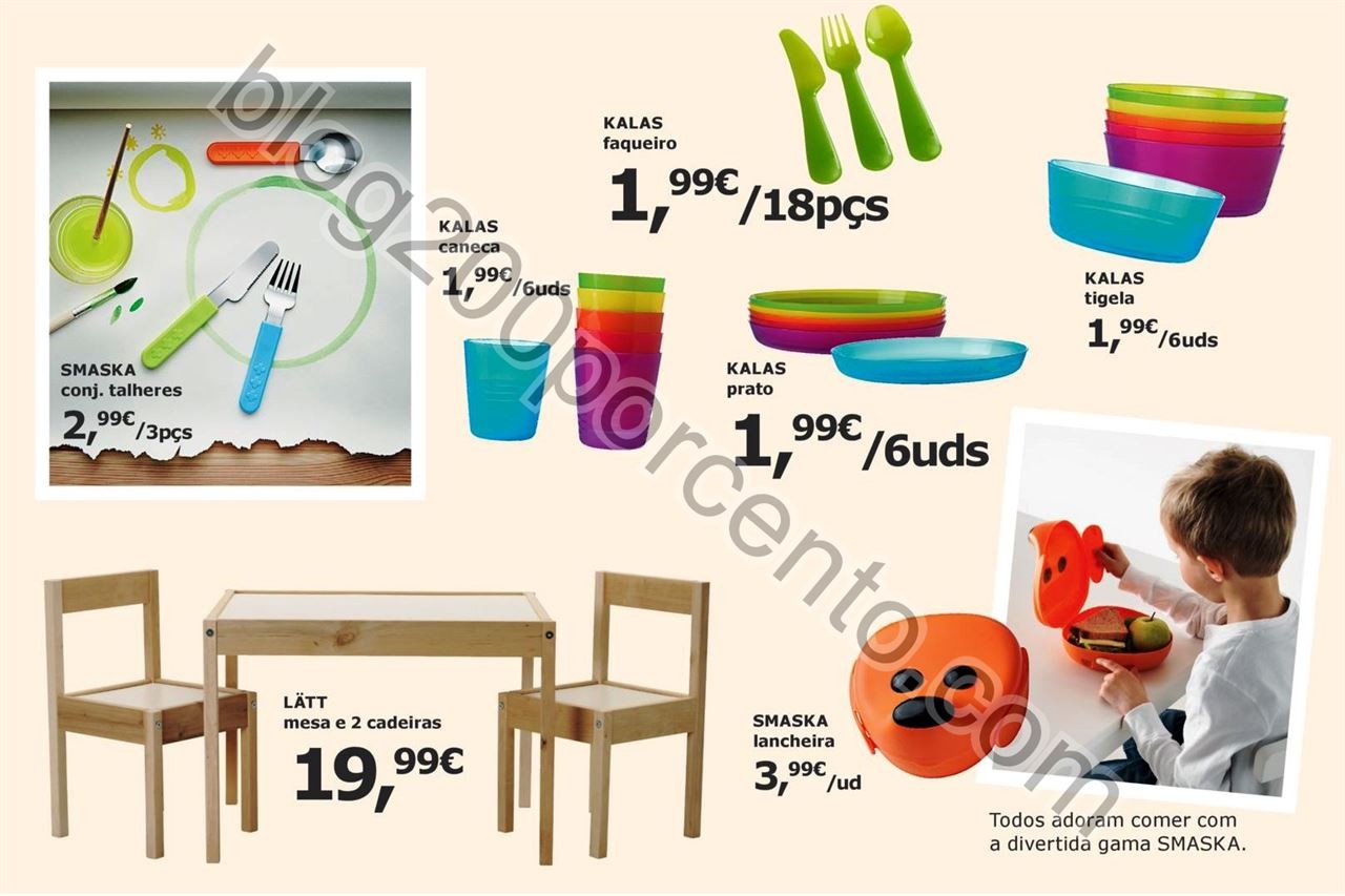 Antevisão Folheto IKEA Crianças promoções até