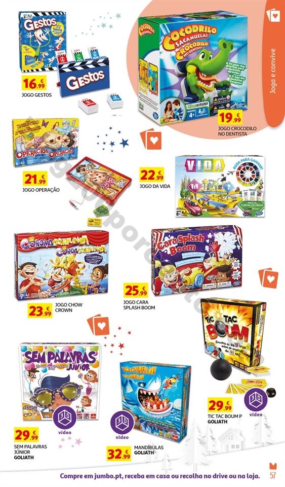 Antevisão Catálogo JUMBO Brinquedos Natal promo