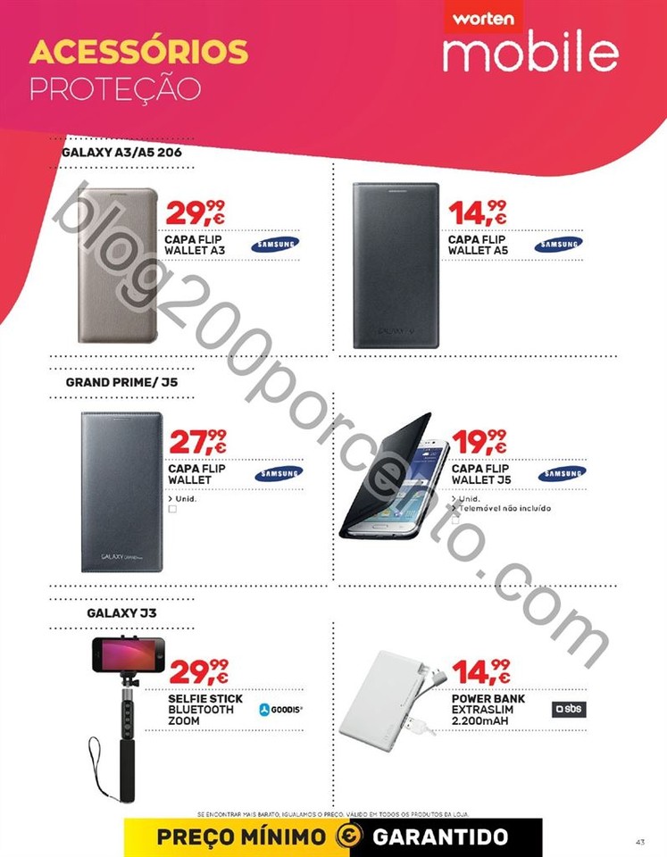 Antevisão Folheto WORTEN Mobile Promoções até 