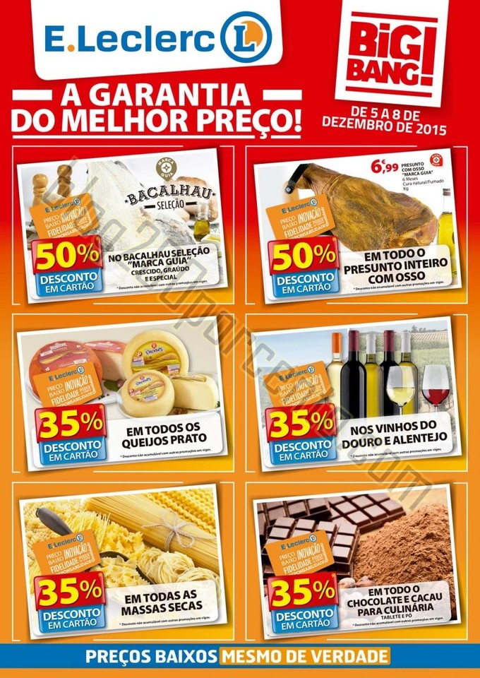 Antevisão Folheto Big Bang E-LECLERC de 5 a 8 dez