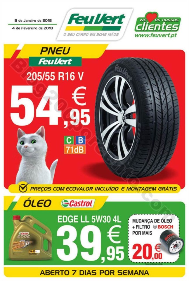 Antevisão Folheto FEU VERT promoções de 8 janei