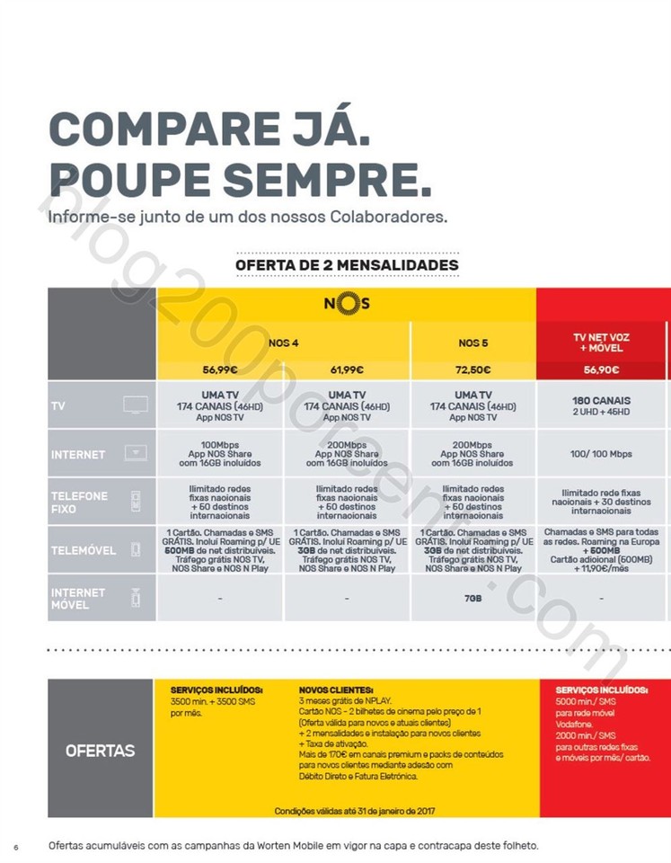 Novo Folheto WORTEN Mobile promoções até 8 feve