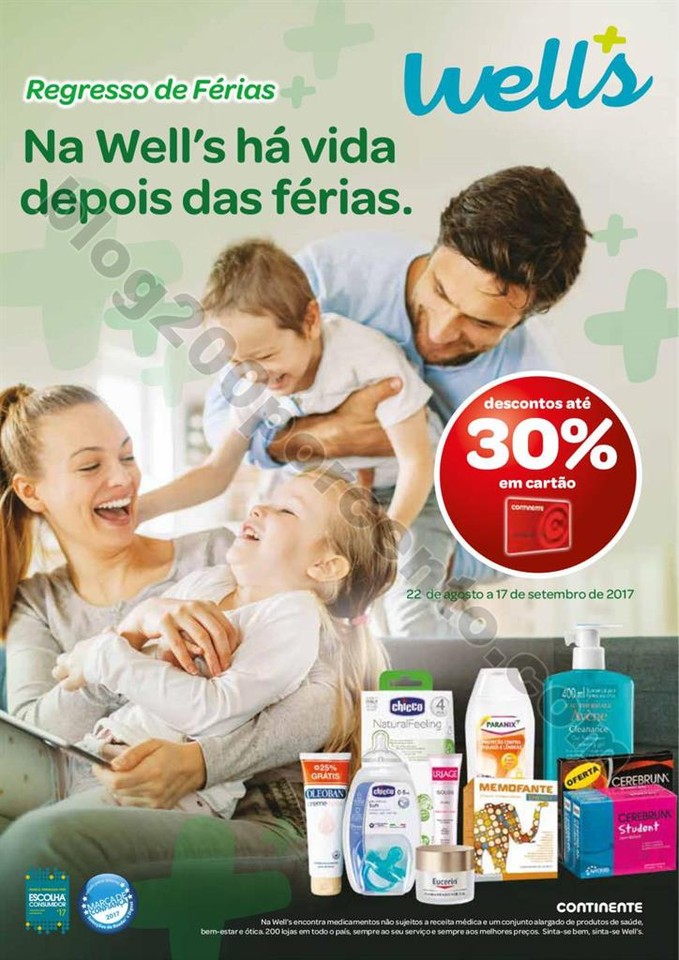 Antevisão Folheto WELLS Promoções de 22 agosto 