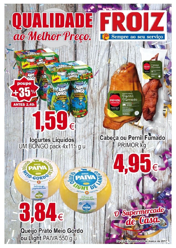 Novo Folheto FROIZ Promoções até 8 março p1.jp