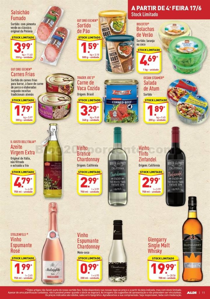 Antevisão Folheto ALDI Promoções de 17 a 23 ju