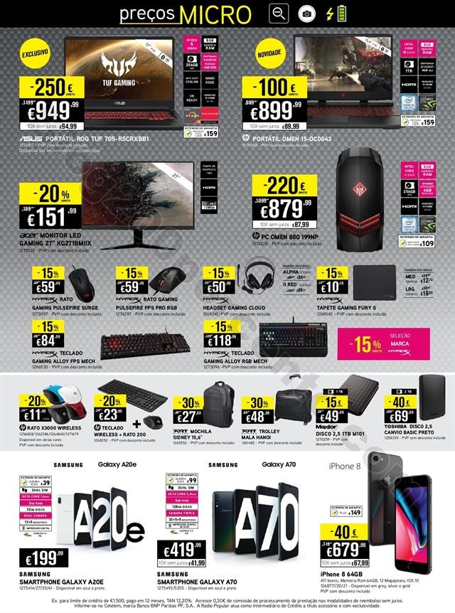 Antevisão Folheto RADIO POPULAR Promoções de 28